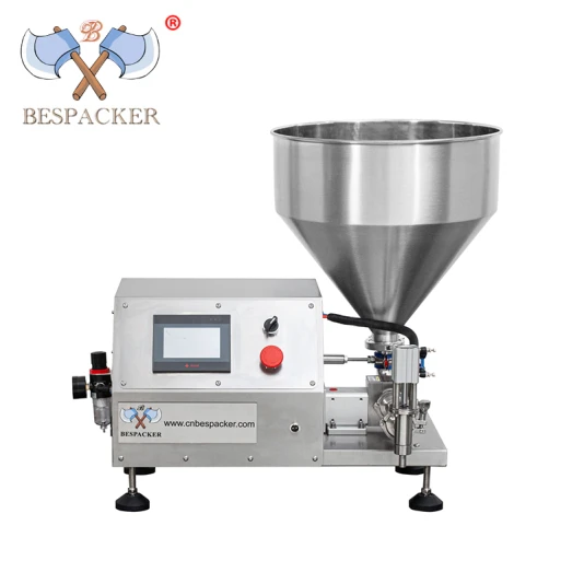 BCC-1000 Semi Automatic Gear Pump High Viscosity Cream Lotion Milkshake Syrup Paste Filling Machine